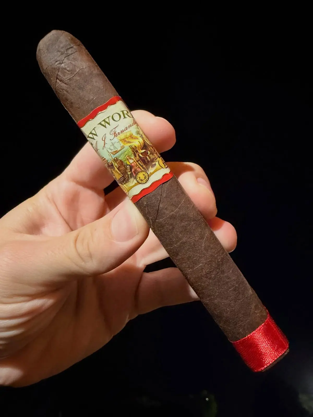 A.J. Fernandez New World cigar, photographed by CigarSolace