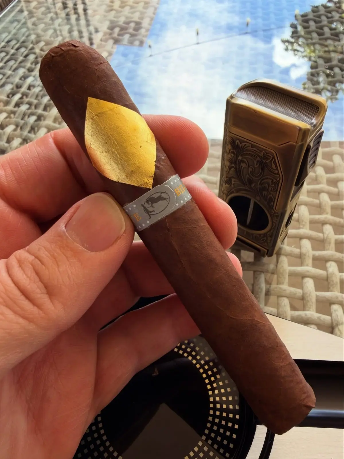 Cavalier BII-VJ Robusto cigar, photographed by CigarSolace