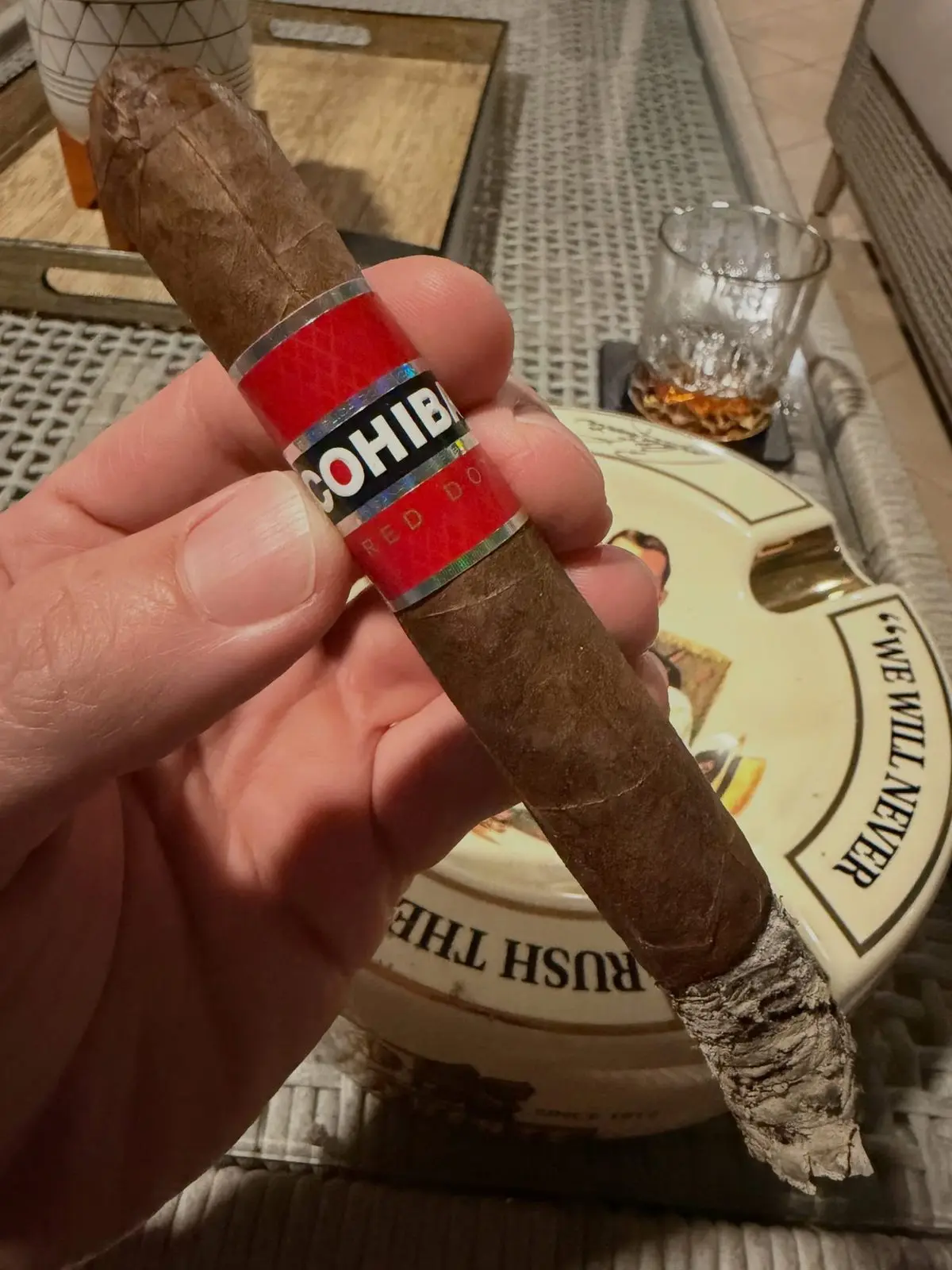 Cohiba Red Dot Churchill cigar, photographed by CigarSolace
