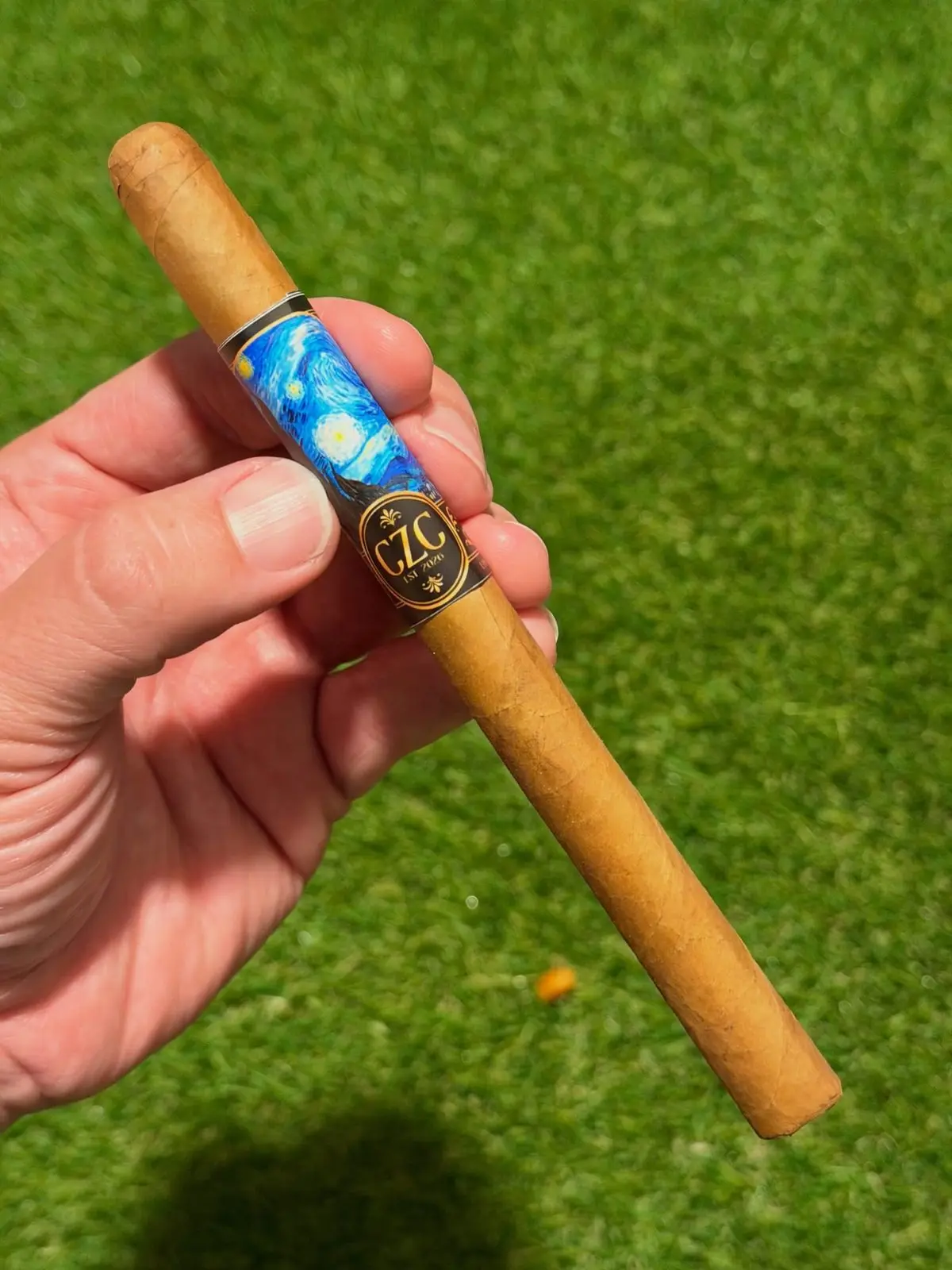 CZC Starry Night — Lancero cigar, photographed by CigarSolace