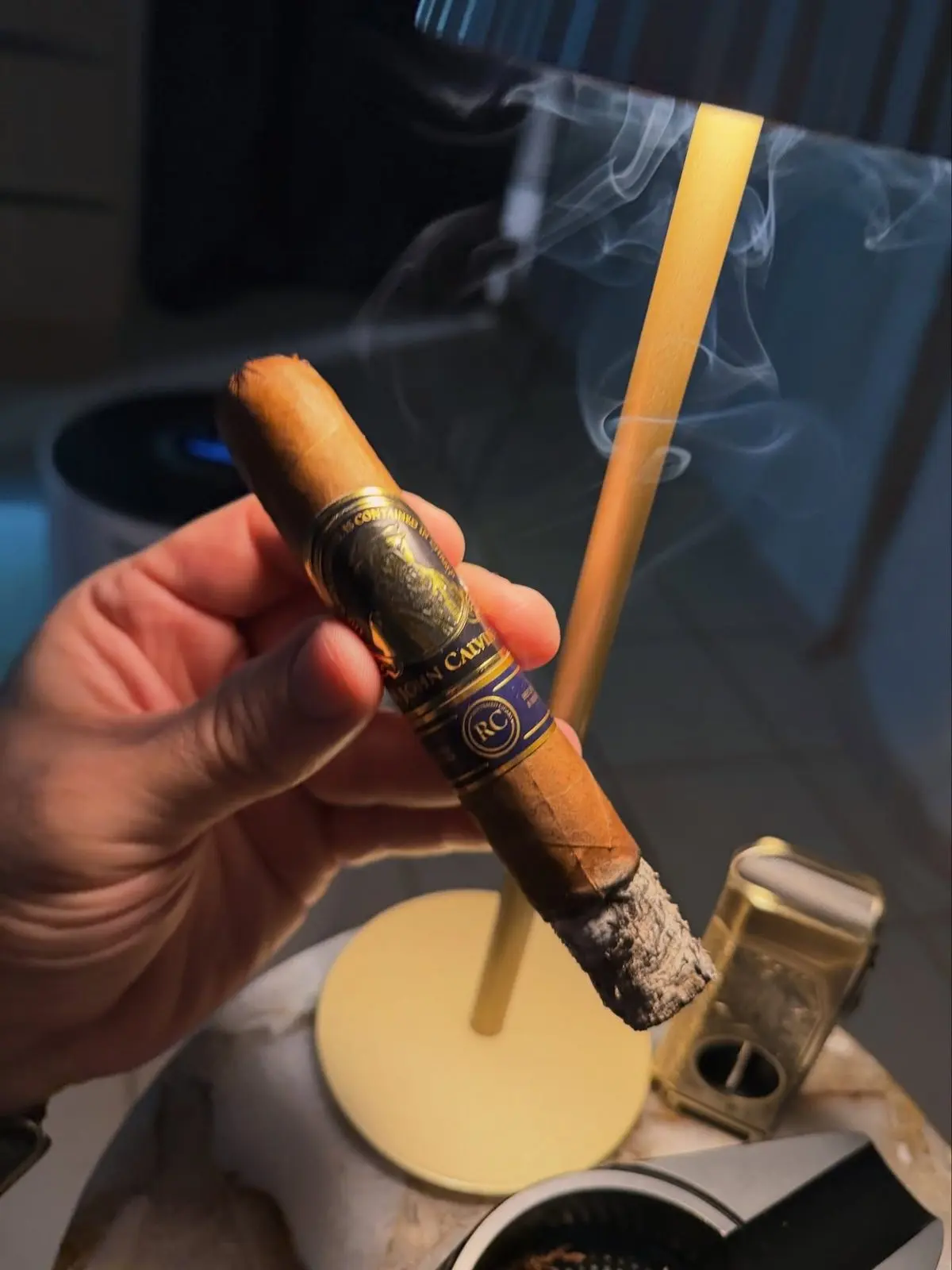 John Calvin – Habano Gold Label cigar, photographed by CigarSolace