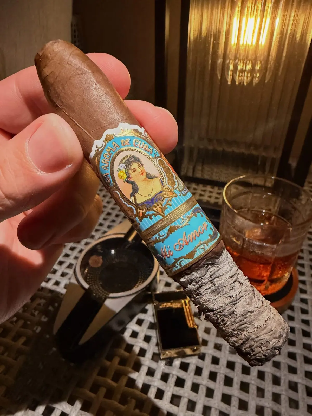 La Aroma de Cuba Mi Amor — Belicoso cigar, photographed by CigarSolace