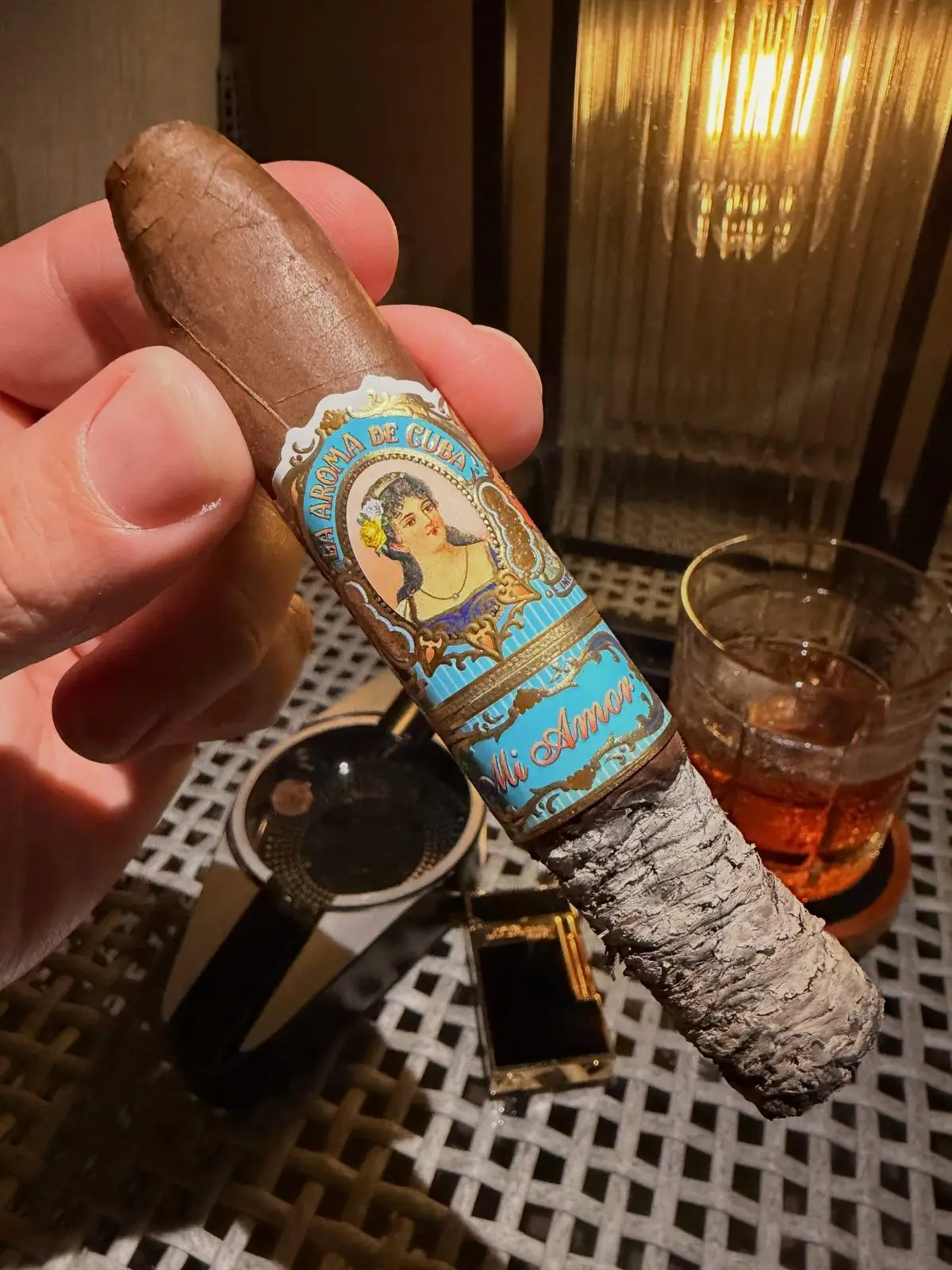 La Aroma de Cuba Mi Amor — Belicoso cigar, photographed by CigarSolace