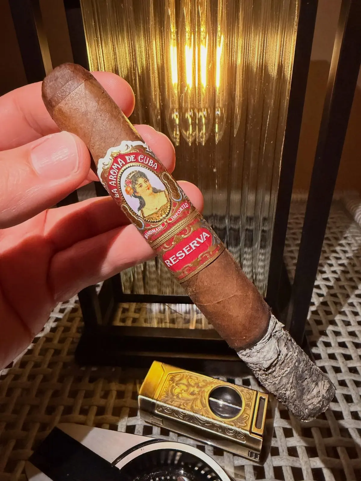 La Aroma de Cuba Reserva Toro cigar, photographed by CigarSolace
