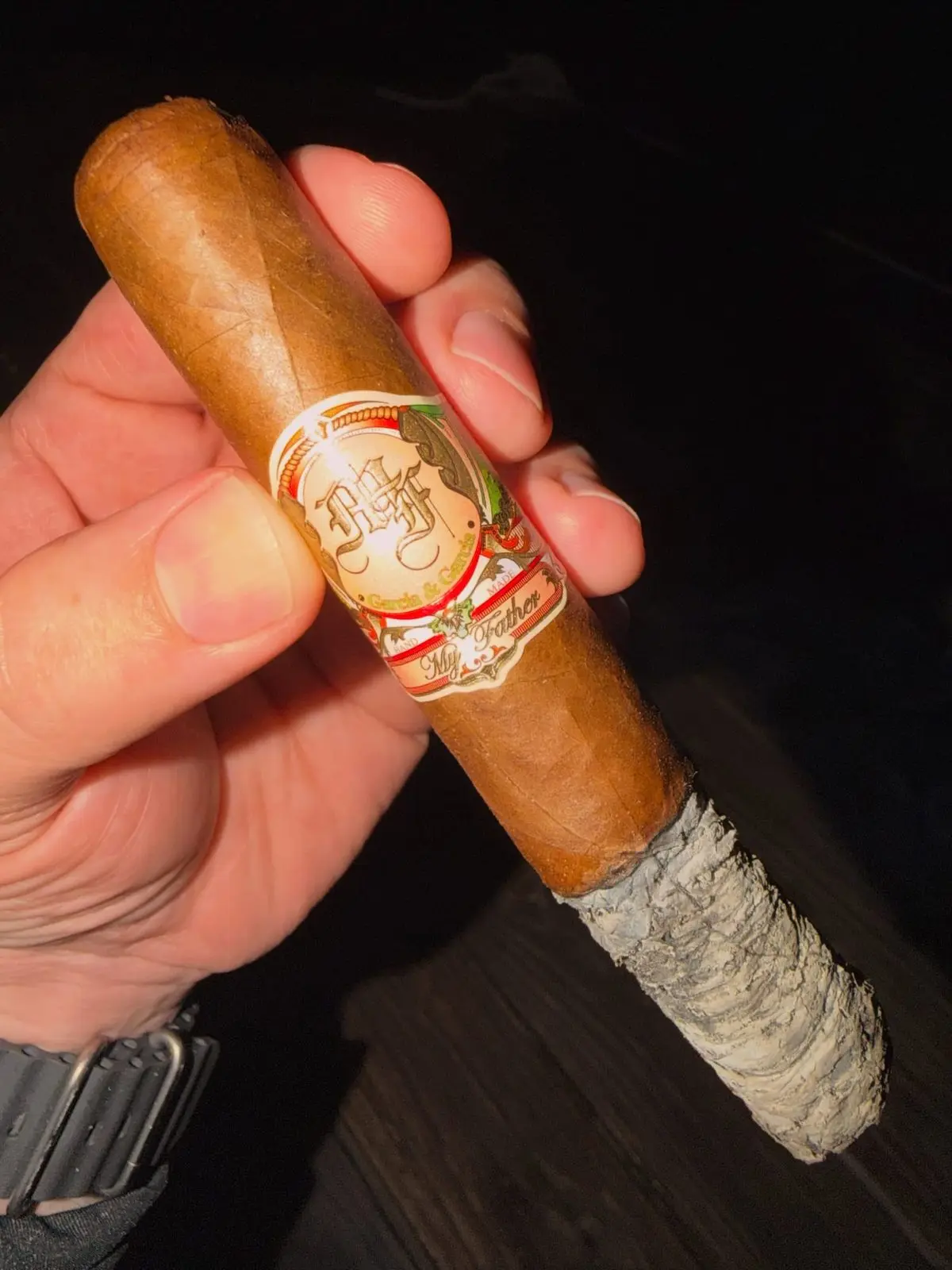 My Father #5 cigar, photographed by CigarSolace