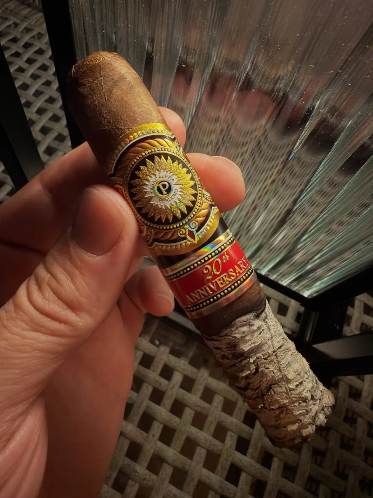 Perdomo 20th Anniversary Maduro Robusto cigar, photographed by CigarSolace