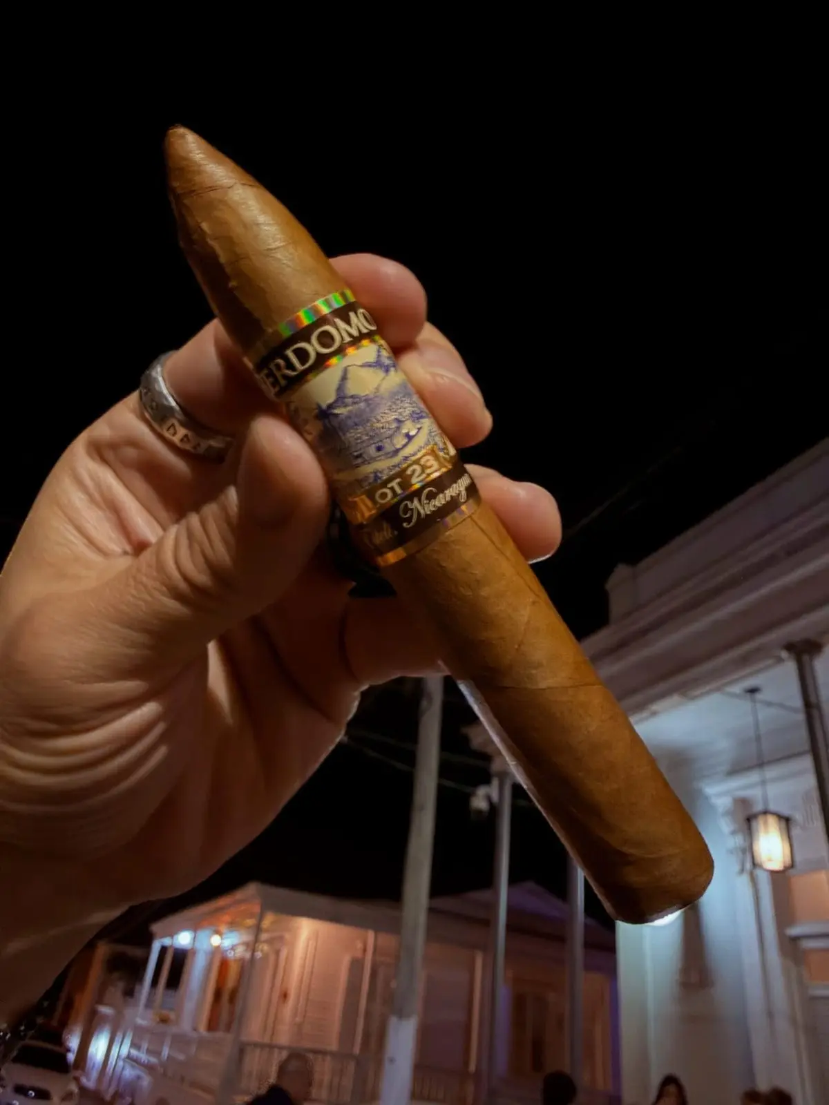 Perdomo Lot 23 Connecticut Belicoso cigar, photographed by CigarSolace