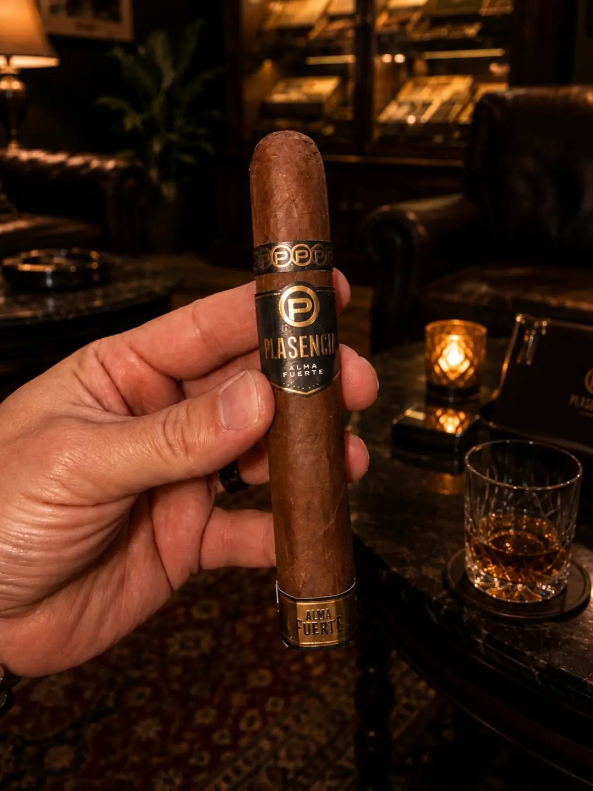Plasencia Alma Fuerte Sixto I Hexágono cigar, photographed by CigarSolace