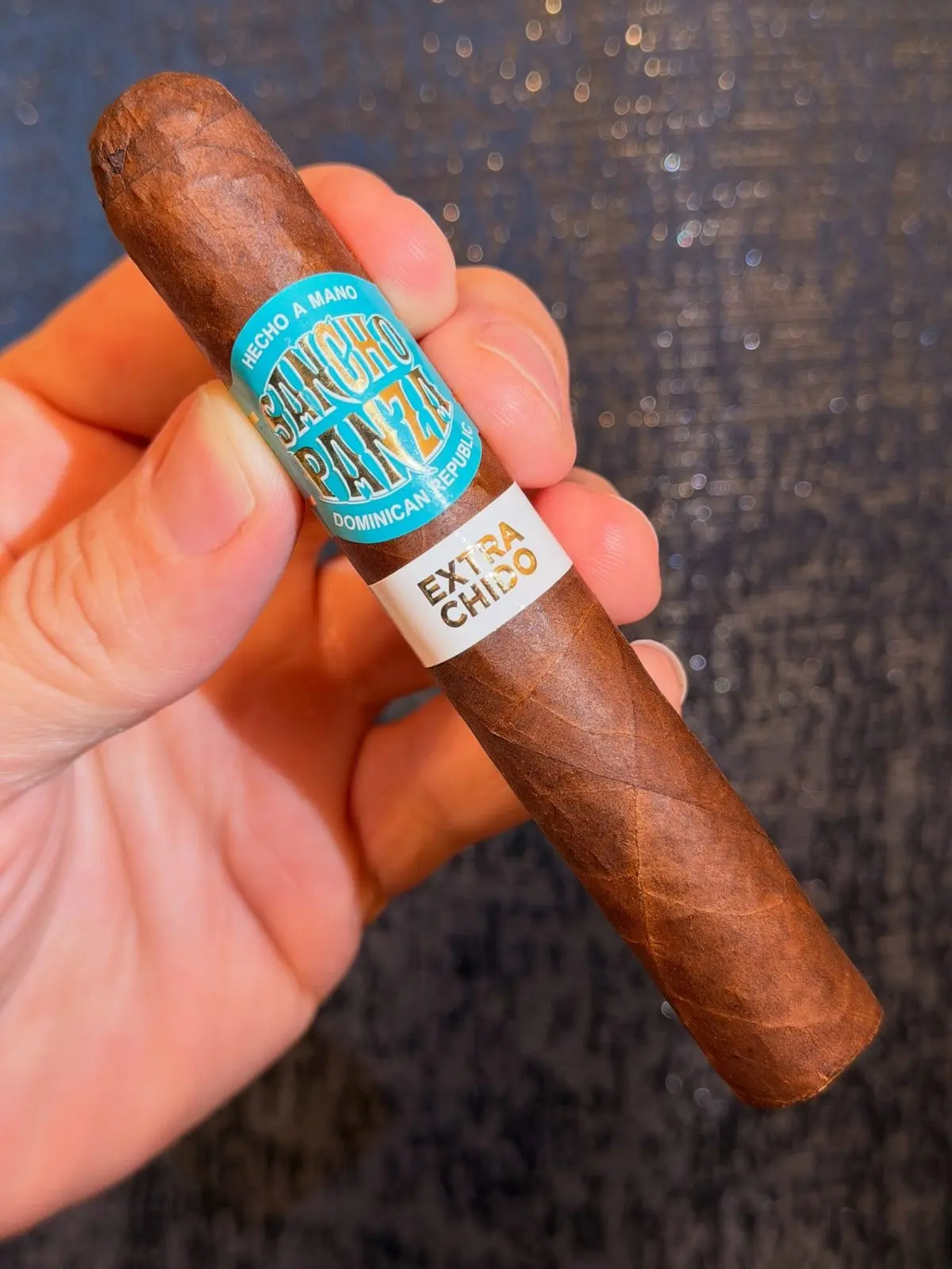 Sancho Panza Extra Chido cigar, photographed by CigarSolace